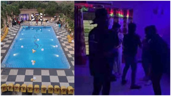 Mujra Party in Moinabad Farm House nude dances with delhi girls