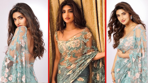 sreeleela beautiful saree photos viral