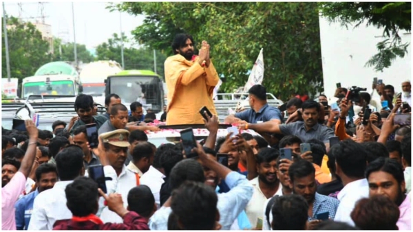 Deputy CM Pawan Kalyan asked central ministry officials for a permanent solution to Uppada coastal erosion