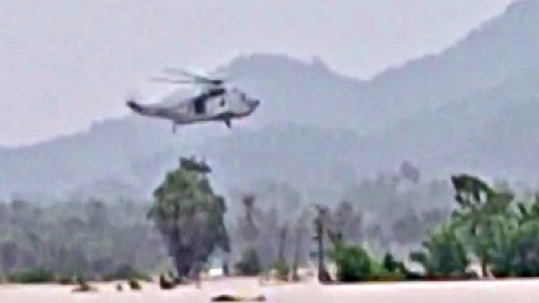 Bhadradri NDRF team rescued the 20 labours trapped in flood