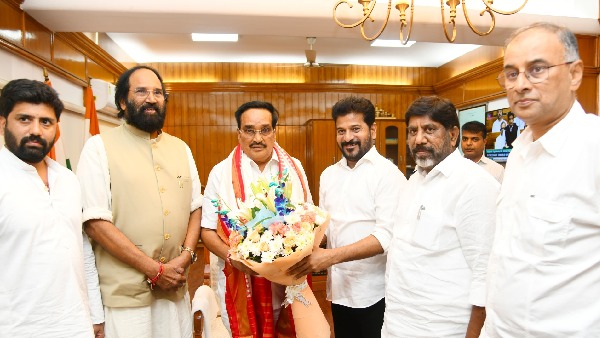 Telangana CM Revanth Reddy and team meets Union Ministers in delhi