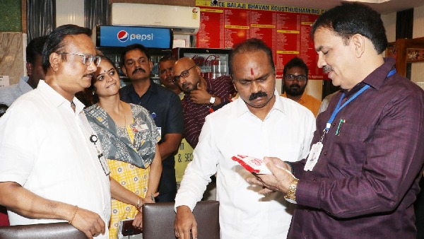 TTD EO and Food Safety officials conducted surprise checks in hotels in Tirumala TTD EO and Food Safety officials conducted surprise checks in hotels in Tirumala