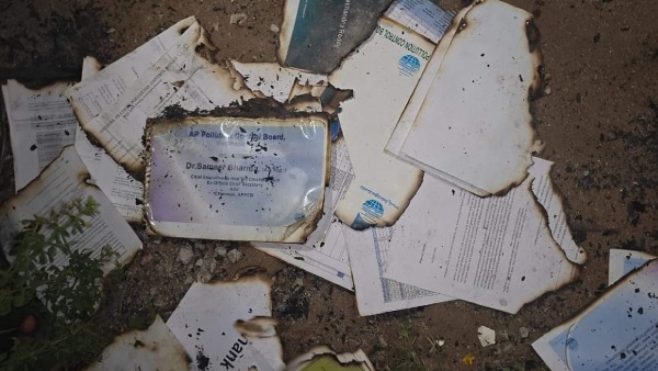 ap pcb mining docs hard disks burnt vehicle driver reveal former cs Sameer sharma name