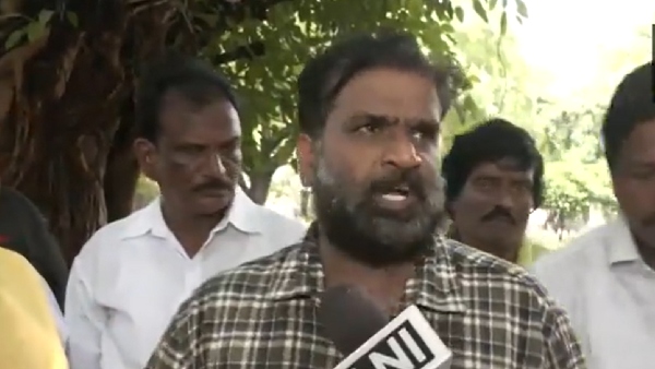 Dharna in Delhi to conduct DNA tests for YSRCP MP Vijayasai Reddy Dharna in Delhi to conduct DNA tests for YSRCP MP Vijayasai Reddy