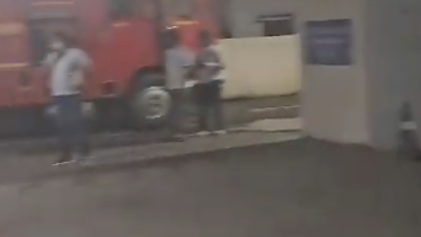 Late night fire accident at Visakha Medicover Hospital Patients ran away Late night fire accident at Visakha Medicover Hospital Patients ran away