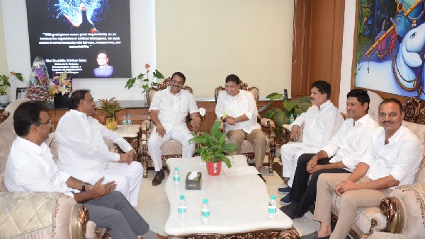 Six BRS MLAs met Minister Sridhar Babu