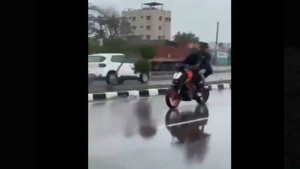 A young man lost his life doing bike stunts for reels