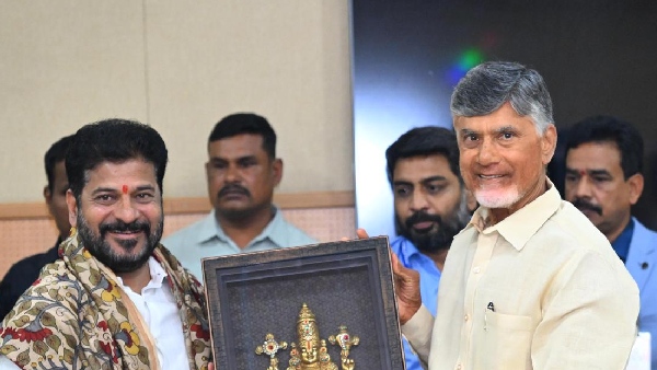 Telugu states CMs Chandrababu and Revanth reddy meeting concluded Discussion on key issues