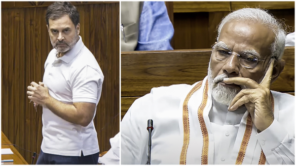 Rahul Gandhi s first speech as Leader of Opposition caused uproar PM Modi objects