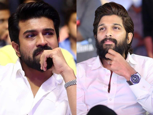 allu arjun fans and ramcharan fans war in social media