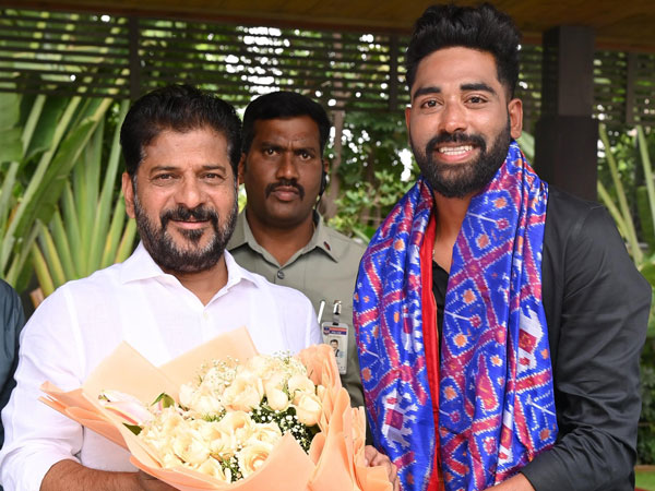 CM Revanth Reddy given instruction to allot a Government job and house site to the Mohammad Siraj