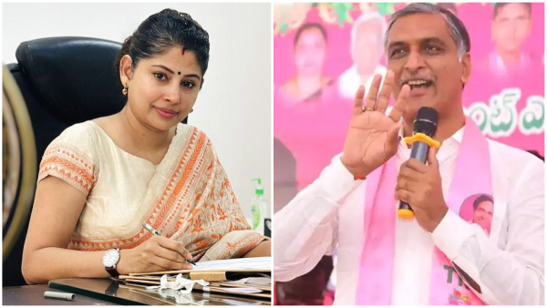 Ex minister Harish Rao shocking comments on Smita Sabharwal post on Differently Abled quota in UPSC civils