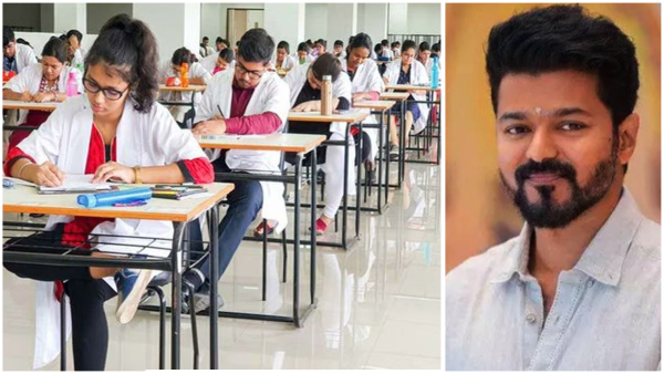 Tamil superstar founder of Tamilaki Vetri Kazhagam party demanded cancellation of NEET exam