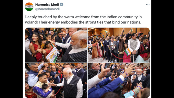 After 45 years Prime Minister Modi landed in Poland