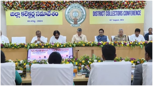 pawan kalyan pitched for strengthening of systems in ap collectors conference seek their support