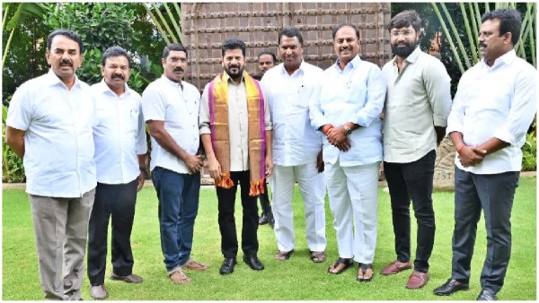 Gadwal BRS MLA Bandla Krishna Mohan Reddy Meet CM Revanth Reddy