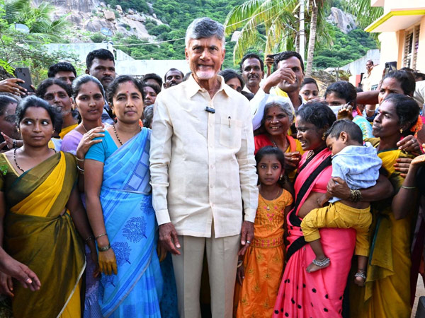 CM chandrababu satisfaction for the first time with pensions distribution and salaries to employees intime