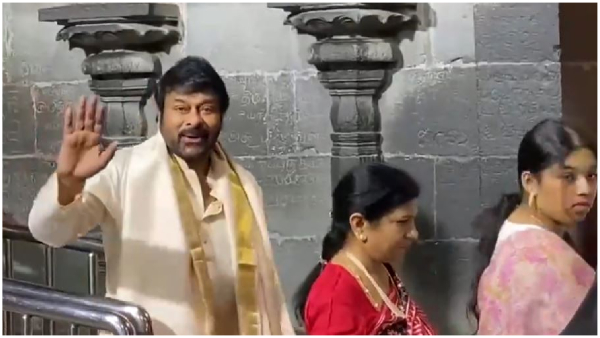 Megstar Chiranjeevi offered prayers to Lord Venkateswara in Tirumala