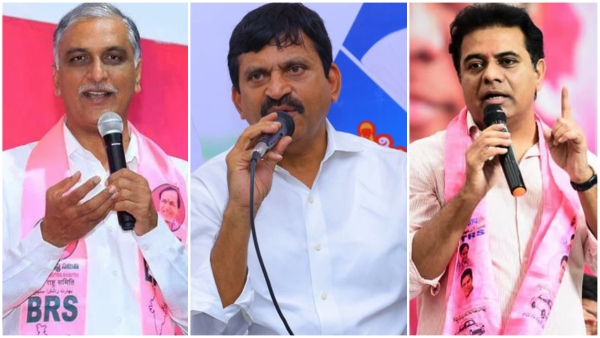 Ponguleti Srinivas Reddy Challanges KTR and Harish Rao on HydRA issue