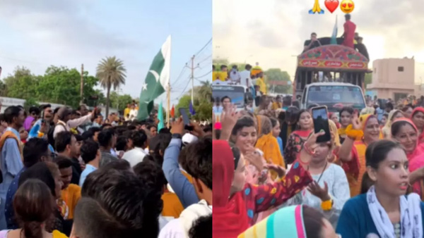 Viral Video Rath Yatra on Pakistan s soil Devotees attended in thousands