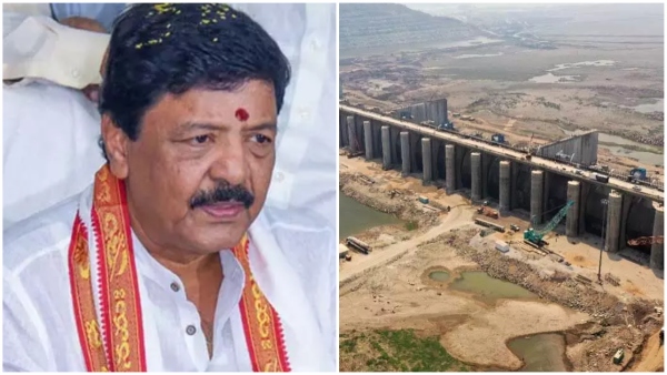 Minister Durgesh inspected the fire at the Polavaram project office