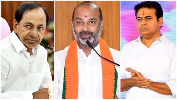 Merger of BRS in Congress is certain Top post for KCR PCC for KTR Bandi Sanjay