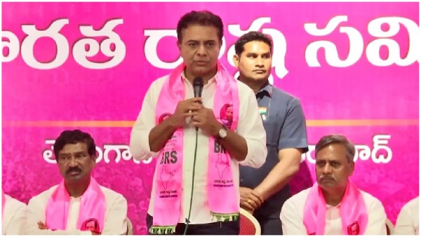 KTR fires at telangana congress leaders about karnataka Valmiki Scam issue