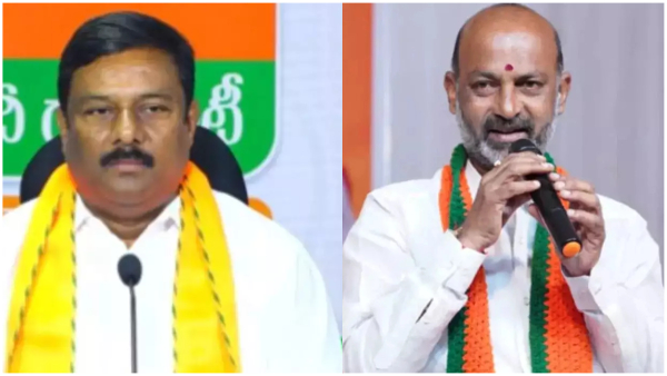 Bandi Sanjay and Alleti Maheshwar Reddy slams Revanth reddy govt for Hydra demolition issue