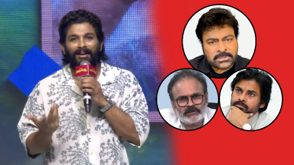 allu arjun indirect comments on mega family