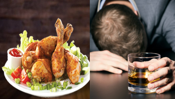 disadvantages of consuming alcohol and non-veg together