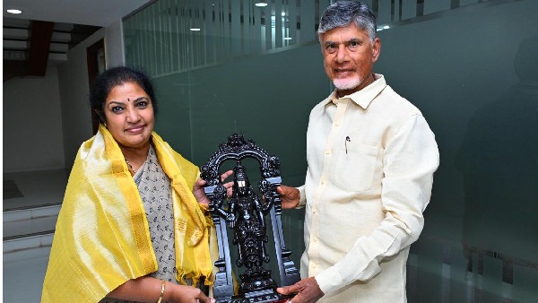 BJP MP Purandeswari met CM Chandrababu Naidu