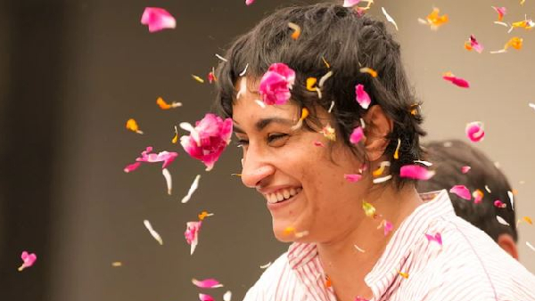 Vinesh Phogat was honoured with gold medal by the Haryana Sarvkhap Panchayat