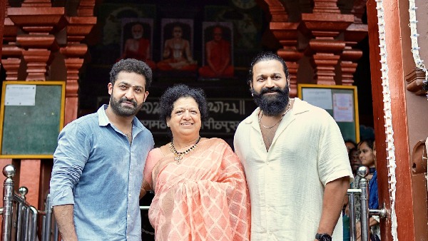 Junior NTR visited Sri Krishna temple in Udupi and did special pooja with his mother