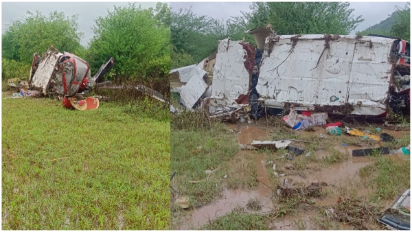 Private helicopter crashed in Maharashtra