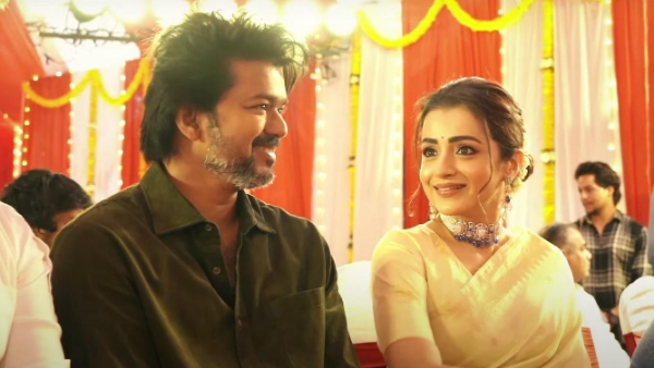 trisha item song vijay goat movie