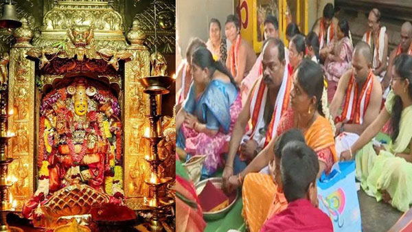 Bumper offer for Kanakadurgamma devotees Applications for free Varalakshmi Vatram