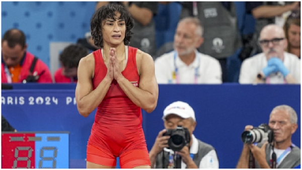 Vinesh Phogat Disqualified After Weigh-In Paris Olympic Dreams Shattered