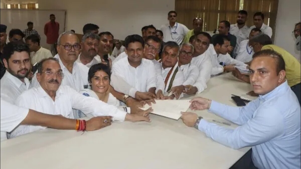 Haryana Elections Vinesh Phogat files nomination Haryana Elections Vinesh Phogat files nomination