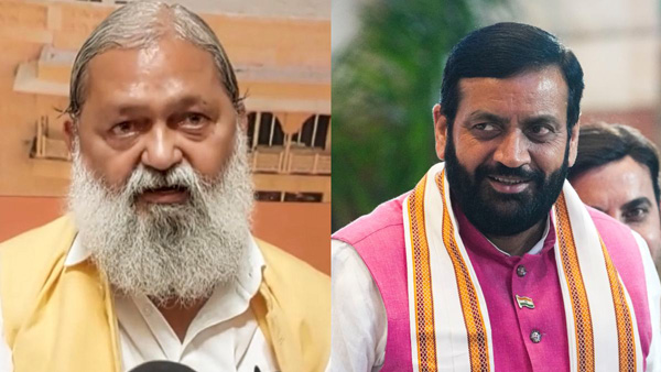 cm post race between nayab singh saini and anil vij in bjp before Haryana elections