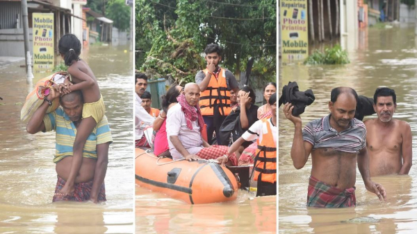 Telugu star heroes did not respond to floods