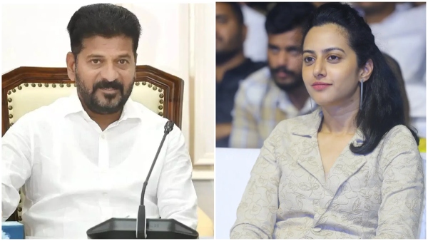 Hero Balakrishna s daughter Tejaswini presented the check along with CM Revanth Reddy