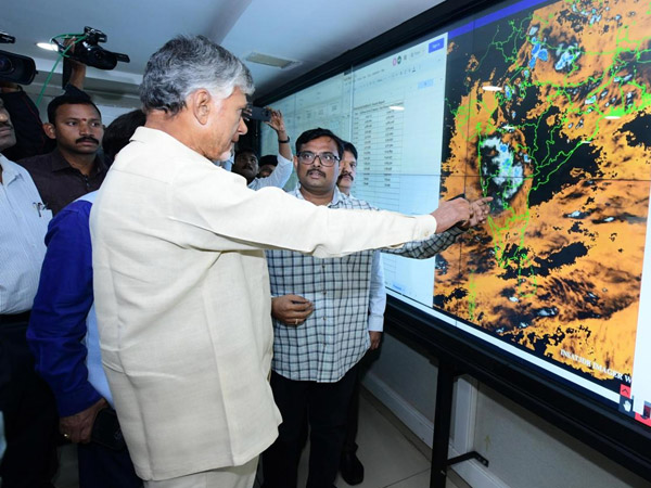 CM Chandrababu Naidu hold a review meeting at early morning at NTR district collectorate
