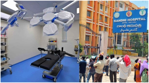 Health Minister Damodara Raja Narasimha said that an IVF center will be set up at Gandhi Hospital in Hyderabad