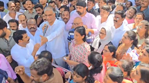 A delegation of BRS MLAs and MLCs led by Harish Rao visits Musi river catchment area A delegation of BRS MLAs and MLCs led by Harish Rao visits Musi river catchment area