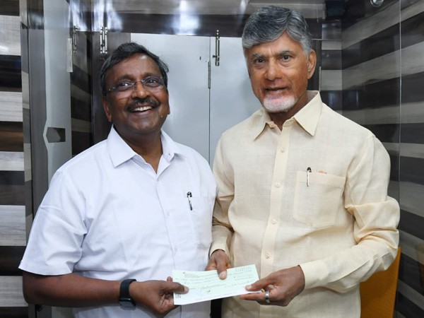 Huge donations from Tollywood and Business people to AP CMRF for Flood Relief operations