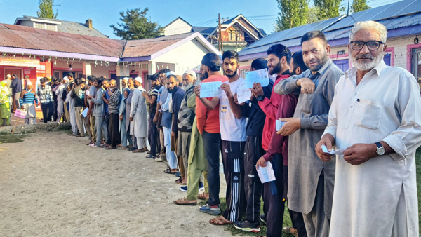 JK Assembly polls 2024 Here is polling turnout recorded till 9 am