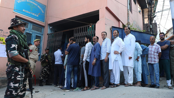 JK Assembly polls 2024 Here is polling turnout recorded till 9 am