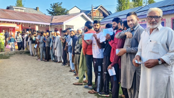 Jammu and Kashmir Assembly election 2024 About 59 voting recorded in 1st phase of polls