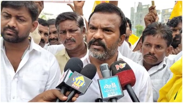 Tiruvuru Residents Demand Suspension of MLA Kolikapudi Srinivas Amid Sexual Harassment Controversy Tiruvuru Residents Demand Suspension of MLA Kolikapudi Srinivas Amid Sexual Harassment Controversy