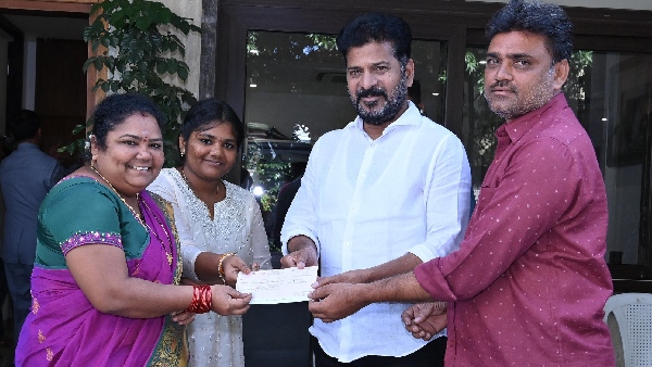 Kumari Aunty donation to the flood victims CM Revanth Reddy appreciated her humanity